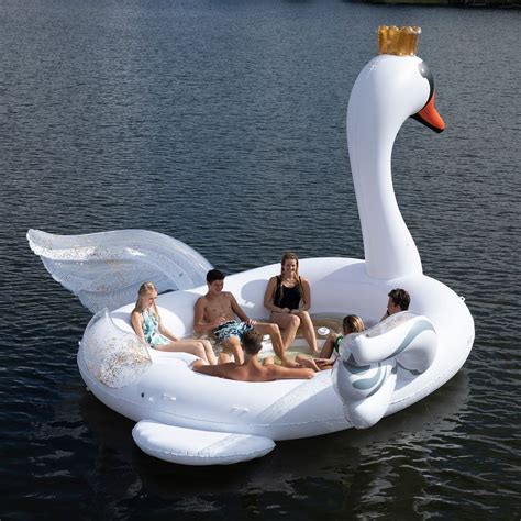 huge inflatable swan